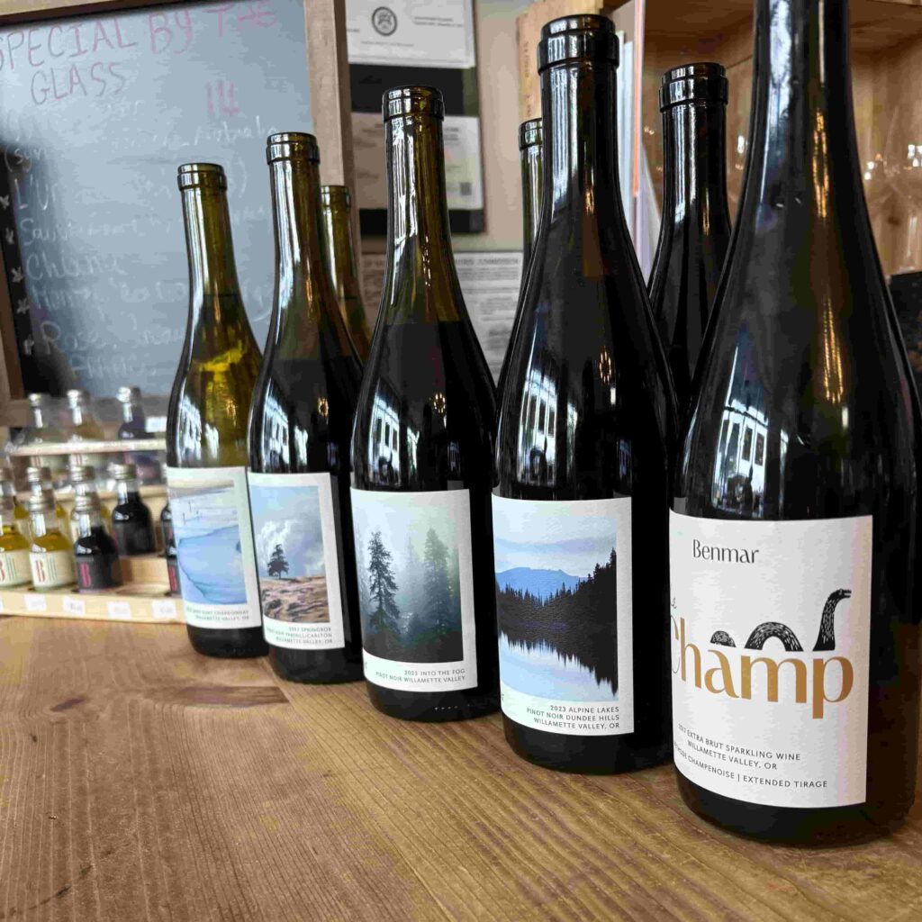Benmar wines at Bybee Wine tastings